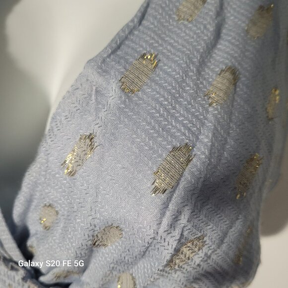 Elegant Blue Halter Jumpsuit - Picture 7 of 16